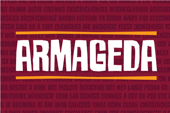 Armageda: A Typeface With Presence