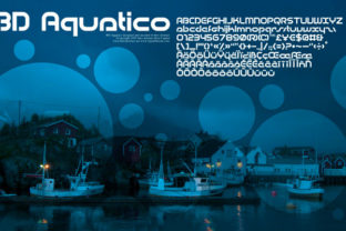 BD Aquatico: A Geometric Display Typeface for Bold Digital and Print Projects