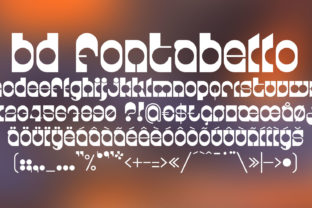 BD Fontabello: Disco Display Typeface