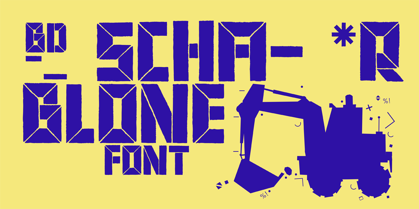 BD Schablone: A Typographic Bridge Between Handcrafted Character and Digital Clarity