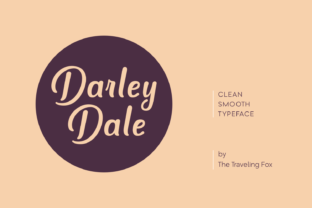 Darley Dale: A Bold Script Typeface for Display