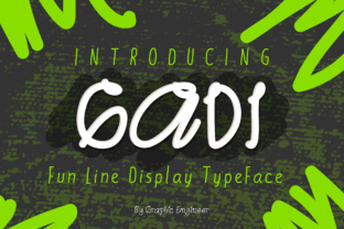 Gadi Is the Hand-Drawn Typeface That Brings Casual Charm to Any Project