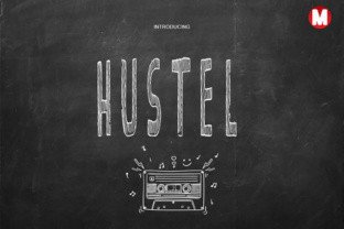 Hustel: A Playful Typeface for Creative Projects