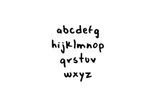 My Hand Typeface: Simple Font for Creative Projects