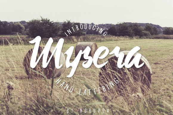 Mysera: The Handmade Brush Pen Typeface That Brings Authenticity to Design