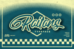 Raitons and Raitons: A Display Script That Bridges Modern and Vintage Design