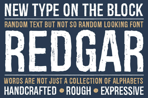 Redgar: A Versatile Typeface for Modern Design