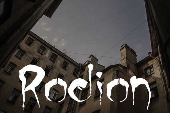 Rodion: The Typeface That Bleeds Fear and Intrigue